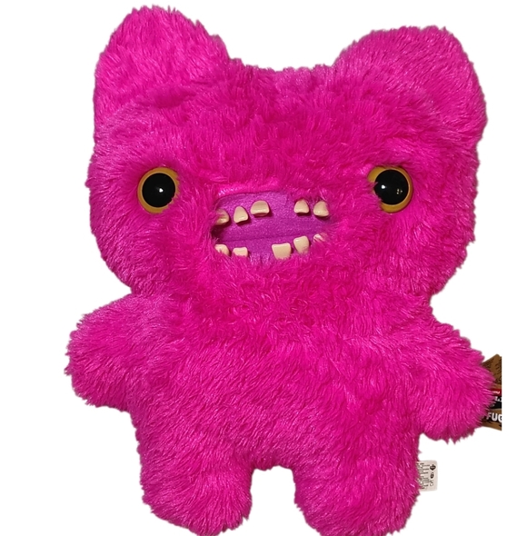NWT Pink Fuggler Monster Screech Bigg Fuggs Plush - Rare! Zuru 18 "XL - Picture 3 of 8